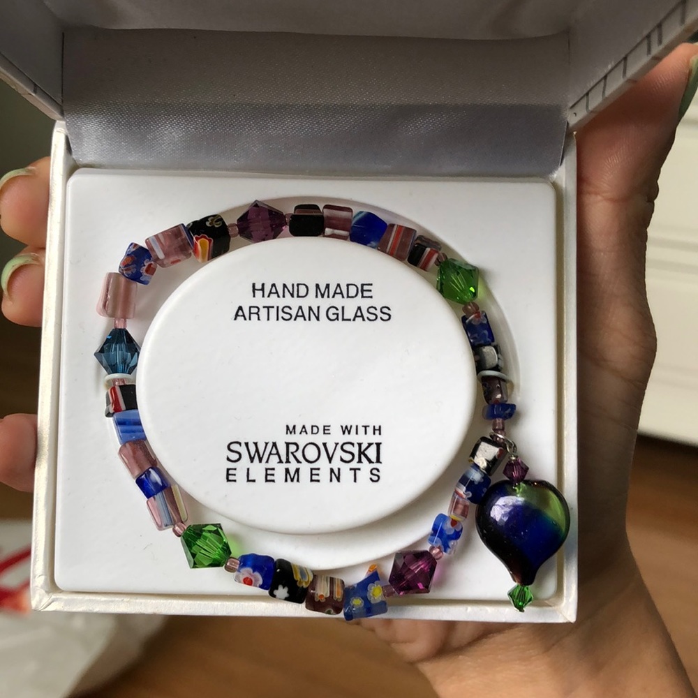 Swarovski Elements Glass Bracelet NEW